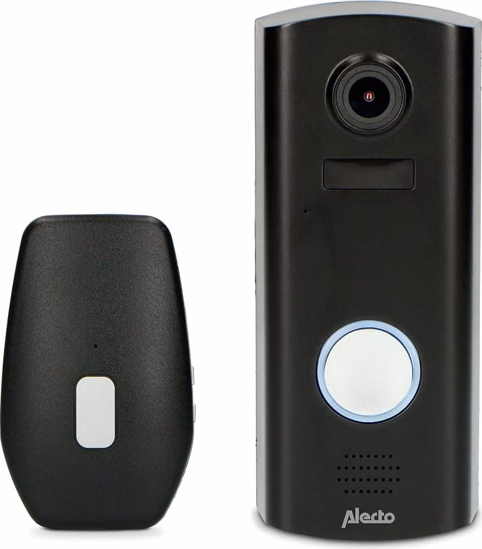 Alecto DVC600IP - Campanello WLAN con telecamera - Nero