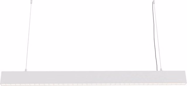 Lampadario a sospensione moderno Maytoni in alluminio bianco con luce LED integrata da 40W