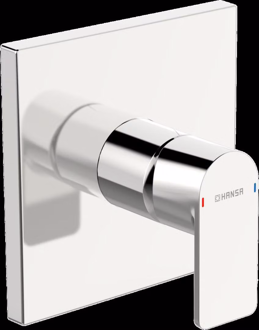 HANSA HANSASTELA Set de finition pour mitigeur de douche, rosace carrée, 87859073, 87859073