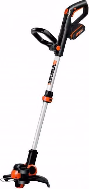 Tagliabordi a Batteria Worx PowerShare con Batteria 3Ah e Caricatore Rapido, Arancione, Diametro di Taglio: 30 cm