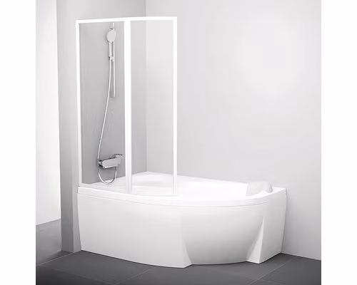 Schermo per vasca da bagno RAVAK VSK2 ROSA 170 L Trasparente