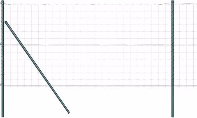 Recinzione da Giardino in Acciaio Verde con Posto Verde 1 x 25 m – 1