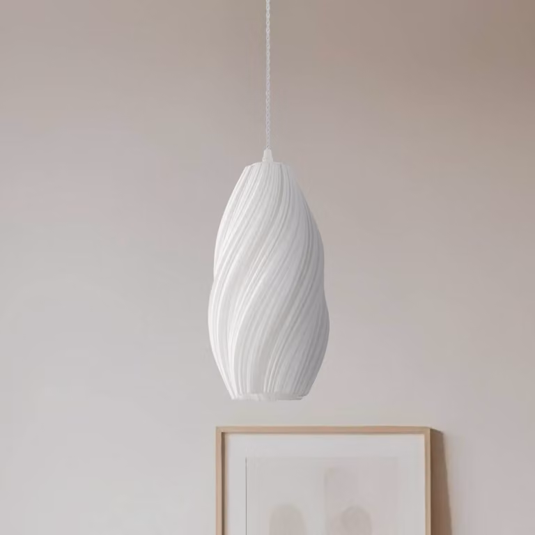 Lampada a sospensione Nuvia Lindby, dimmerabile, Bianco / Opale, Soggiorno / Sala da pranzo, Moderno, Lampada a sospensione