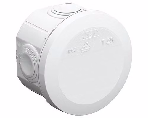 Scatola di derivazione OBO IP65 T25 O80x51mm grigio chiaro