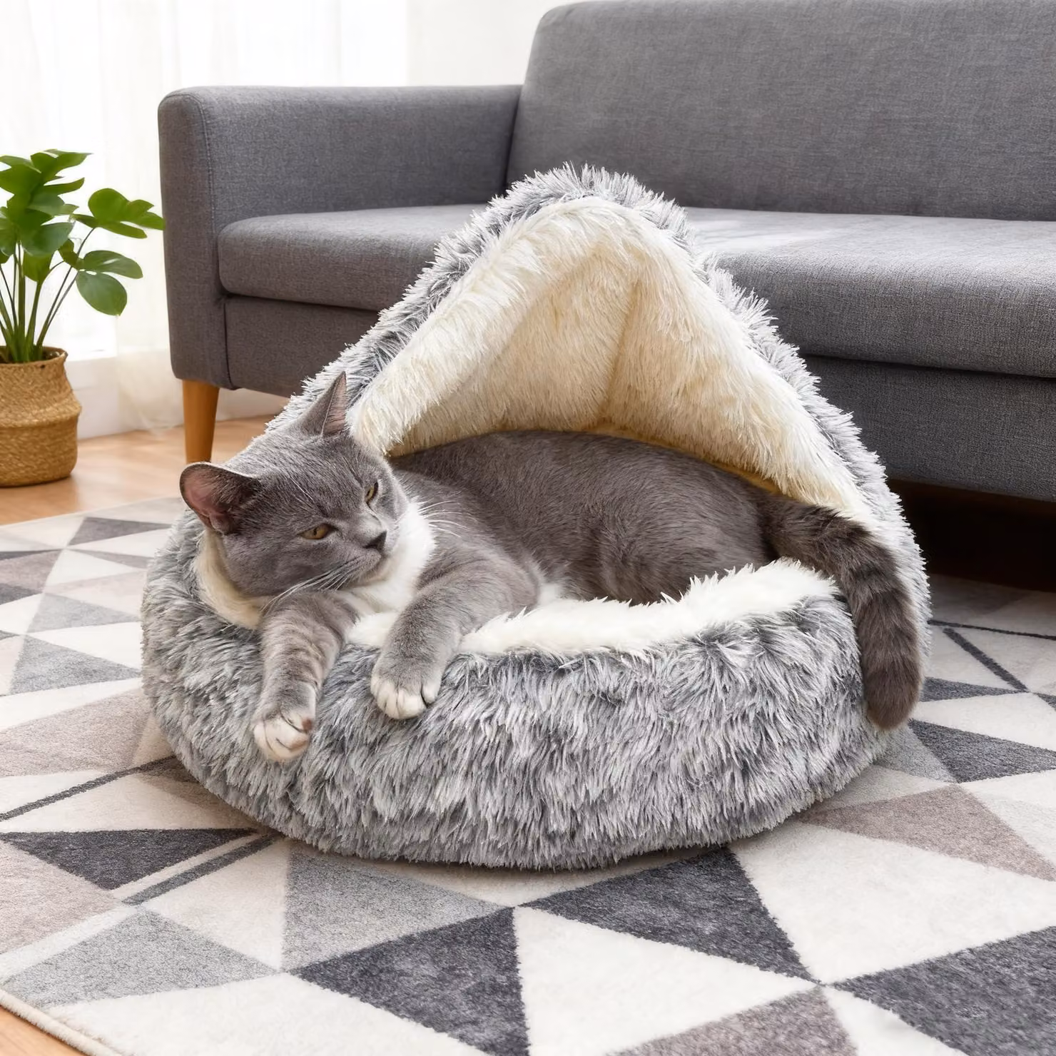 Cuccia morbida per cani e gatti, 50 cm