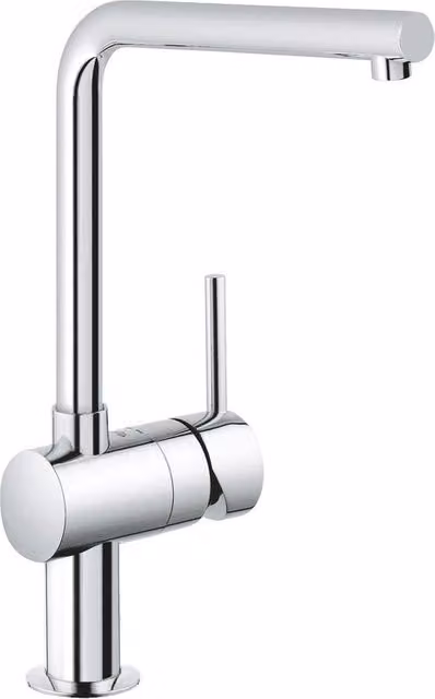 Miscelatore da cucina Grohe Minta con doccetta, colore argento/cromo lucido