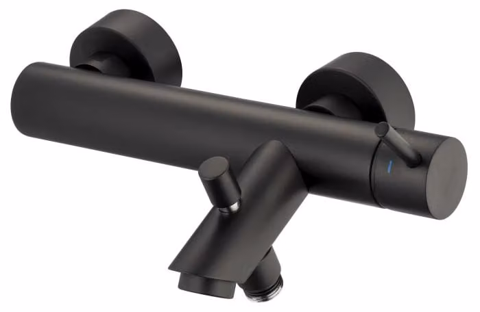 Miscelatore per vasca da bagno a parete, serie Kronenbach Lima 2.0, colore nero