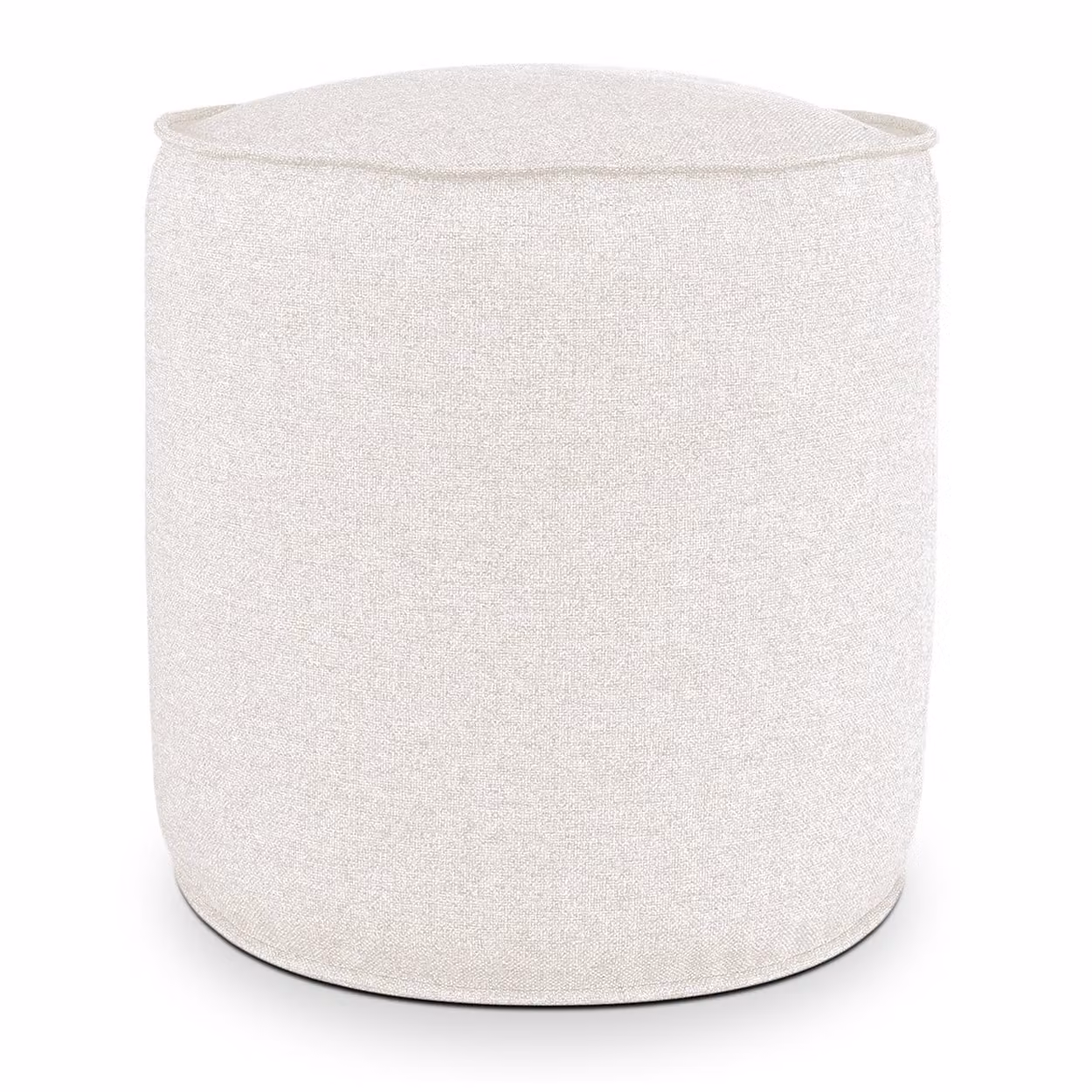 Pouf Rotondo da Interno & Esterno Piuma L Bianco