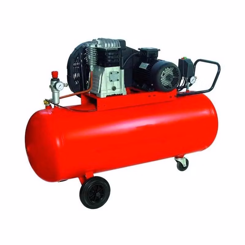 Compressore Gobriko rosso da 200 l con motore da 3 Hp e 2 cilindri – 2