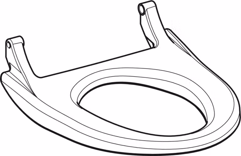 Geberit 242170111 Anello per sedile WC per Geberit AquaClean 4000