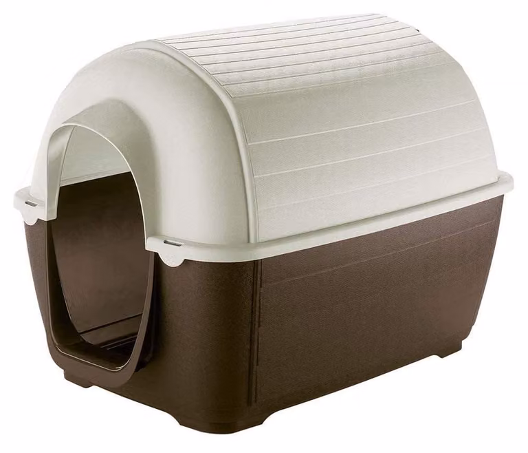 cuccia per cani Kenny 60 x 89 cm bianco/marrone