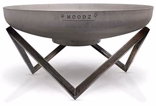 Base standard per braciere - diametro 80 cm, acciaio inossidabile nero - peso: 64 kg