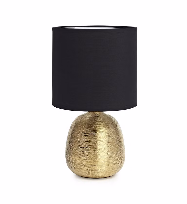OSCAR lampada da tavolo dorata a 1 luce