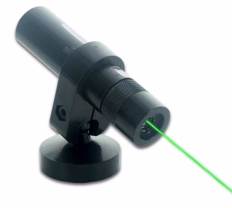 Posizionatore laser - Linea laser verde - 50 mW - Compatto - 8 x 2 cm