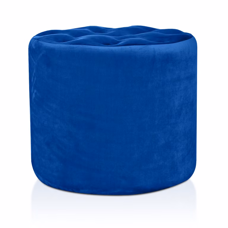 Pouf Diamante 50 cm Blu
