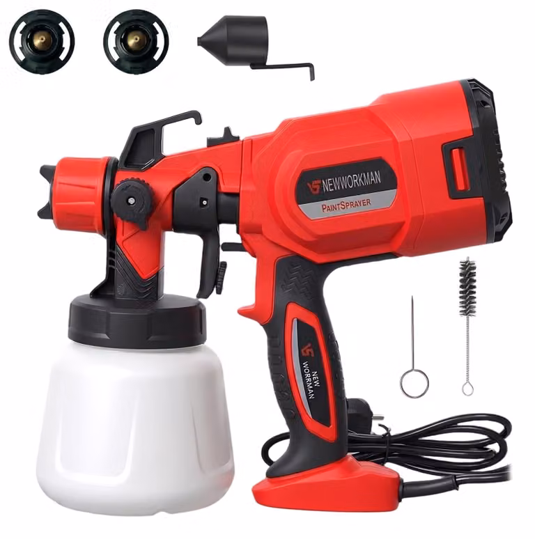 Sistema di verniciatura a spruzzo da 650 W, 32000 giri/min, serbatoio da 800 ml, 3 modalità di spruzzo