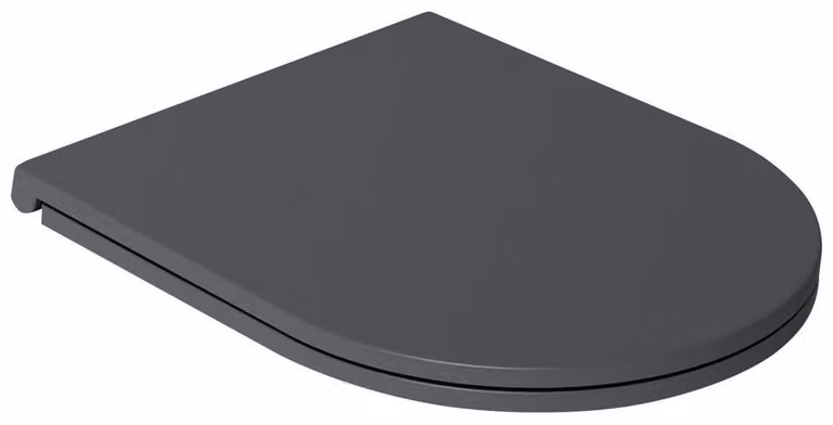 INFINITY WC-Sitz SLIM, chiusura morbida, presa facile, antracite