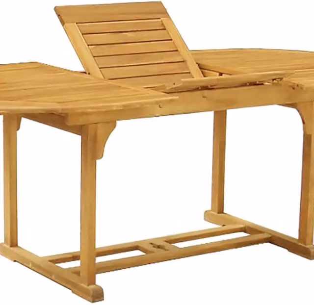 Tavolo ovale in legno estensibile