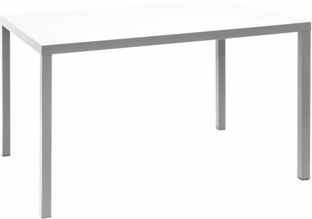 Tavolo da Giardino 188x88x75 cm in Acciaio RD Italia Dorio 190X90 Bianco