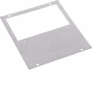 Flangia combinata Hager con lamiera forata da 1 mm, IP40, 174x200 MES-LBE02