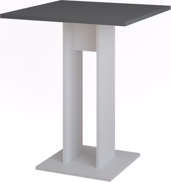 Tavolo da pranzo Vicco Repose Bianco/antracite 65 x 65 cm, Model 55590
