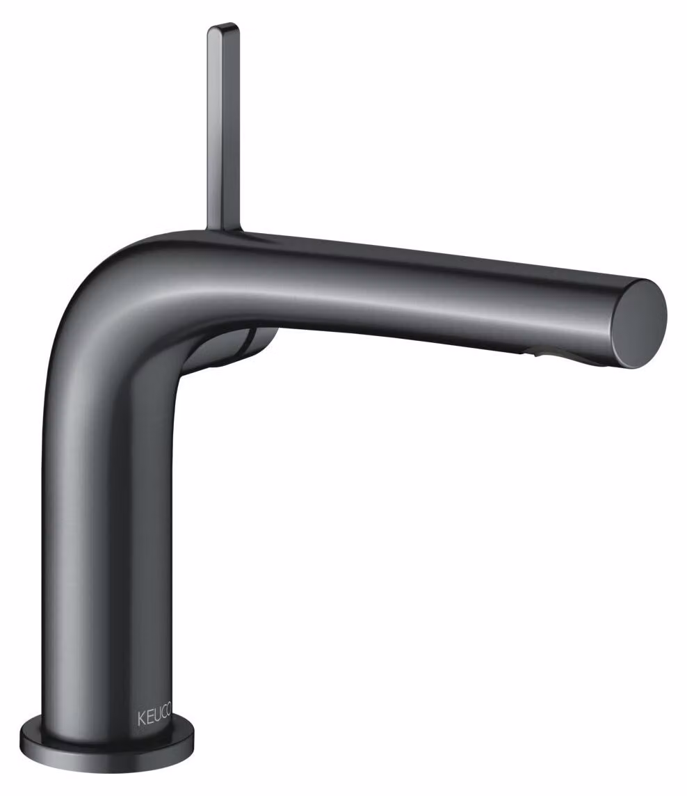KEUCO EDITION 400 Mitigeur monocommandé pour lavabo 120, sans garniture de vidage, saillie 153mm, 51504130102, 51504130102