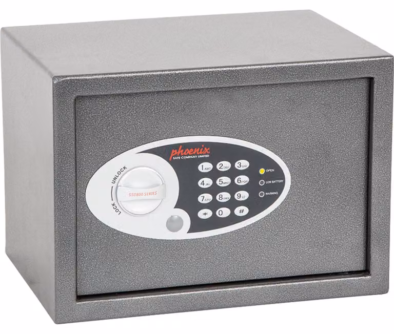 phoenix SS0802E phoenix safe Vela Home & Office grigio grafite 35,0 x 25,0 x 25,0 cm