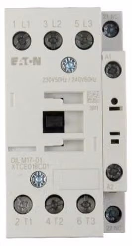 Contattore di potenza Eaton DILM DILM17-01 (230V50HZ,240V60HZ) 1 contatto NC 230 V/AC 50 Hz/240 V/AC 60 Hz (277036)