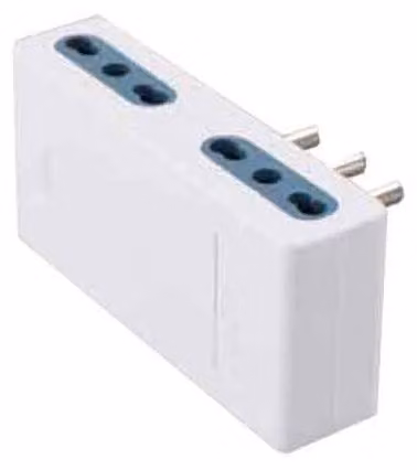 ADATTATORE QUADRUPLO 16A CARDINALE 2P+T- prese 10/16A 2P+T