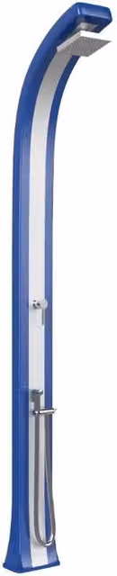 Doccia Tradizionale In Polietilene Spring Plus Con Miscelatore E Doccetta Mobile Colore Blu/Inox Cv-B145/5002-I