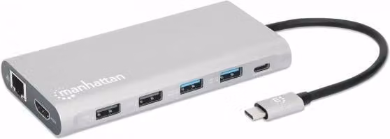 Docking Station USB-C PD 12-in-1 5 Porte USB SD e MicroSD HDMI con MST 4K