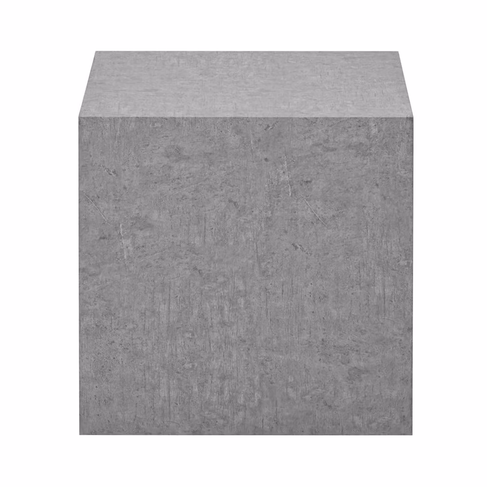 Home Deluxe - Tavolino Amiri M - colore: grigio, dimensioni: 50 x 50 cm, piano in MDF, già montato I Tavolino da salotto Tavolino da salotto Tavolino da divano