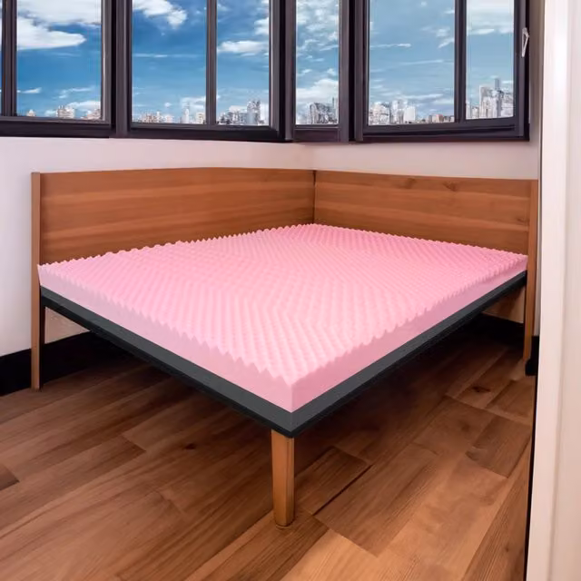 Topper Ibrido Memory Foam + Waterfoam H8 150x200 Francese - Morbido/Rigido, Capovolgibile, Solo Lastra - Dual H8