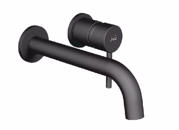 Jika Mio Style - Miscelatore da incasso per lavabo, 2 fori, con corpo, nero opaco H3112F67161201
