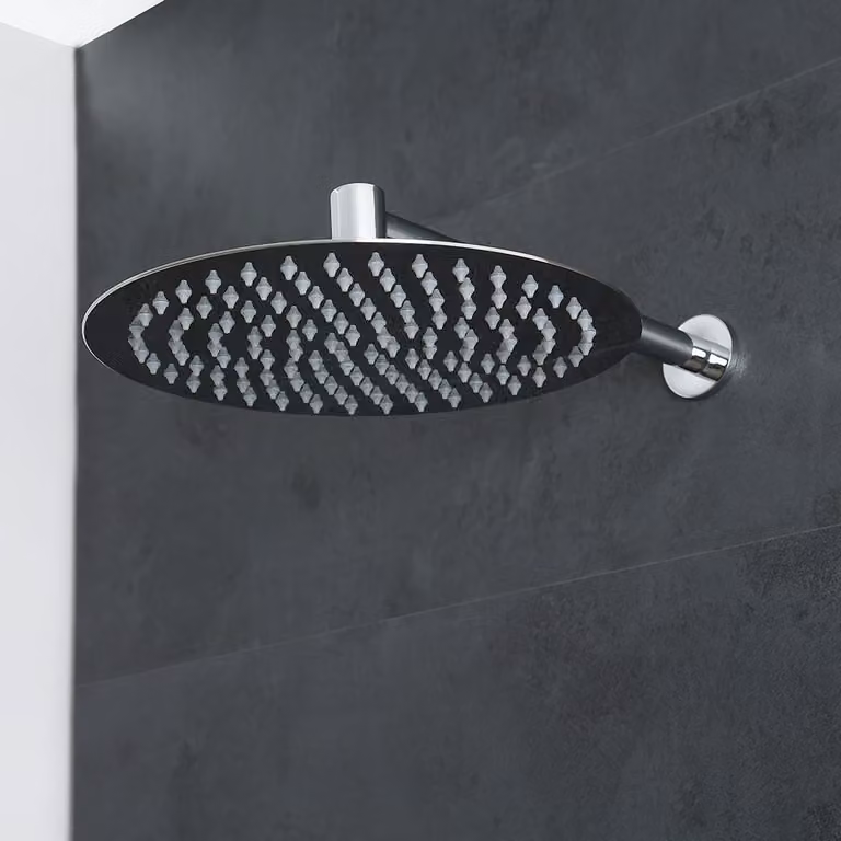 Soffione Doccia Rotondo Ultrasottile da Soffitto 200mm