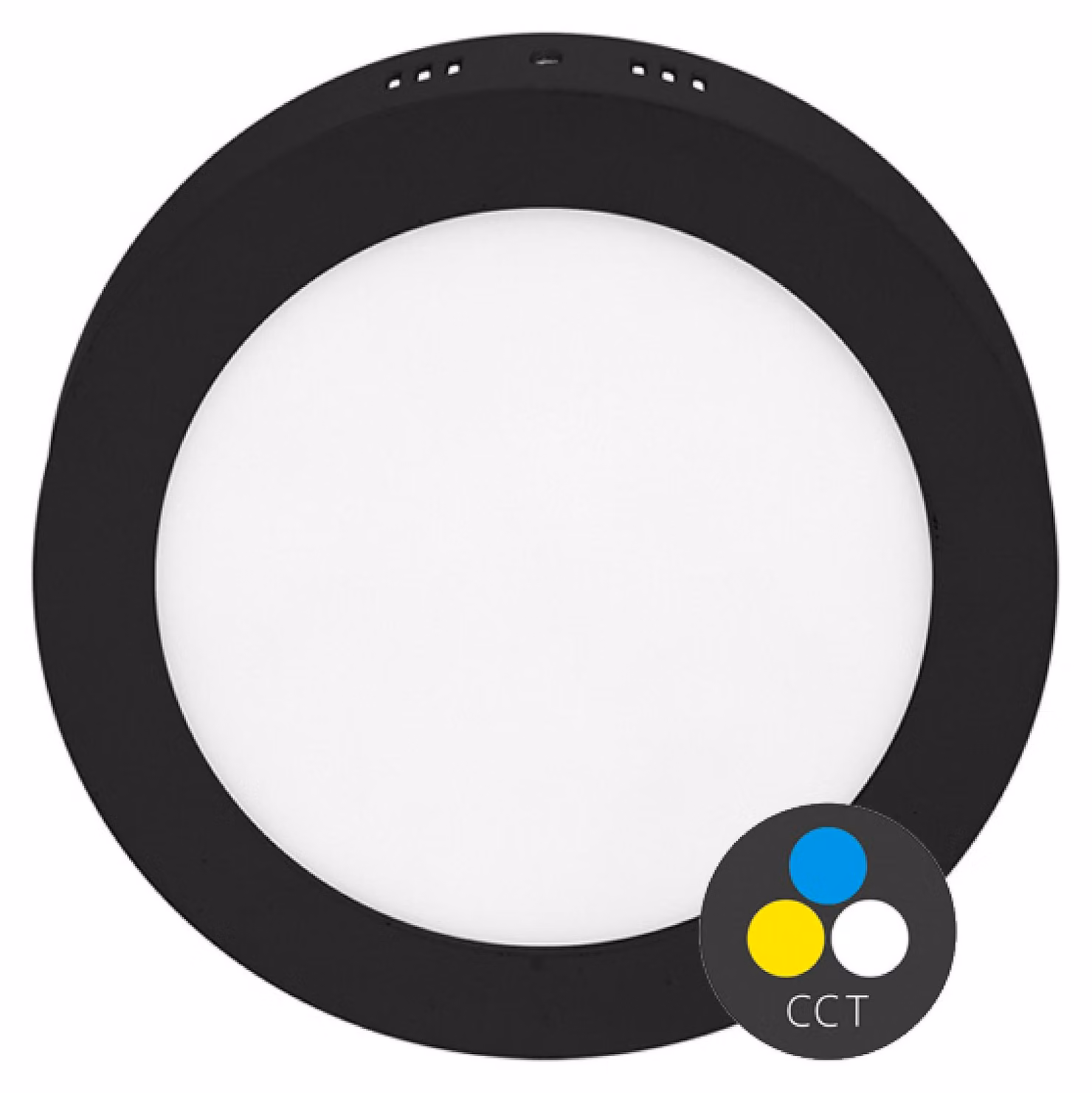 Ecolite LED-CSL-CCT/12W/CR SMD, faretto da incasso circolare da 17,5 cm, 12 W, LADA 2, CCT, IP20,