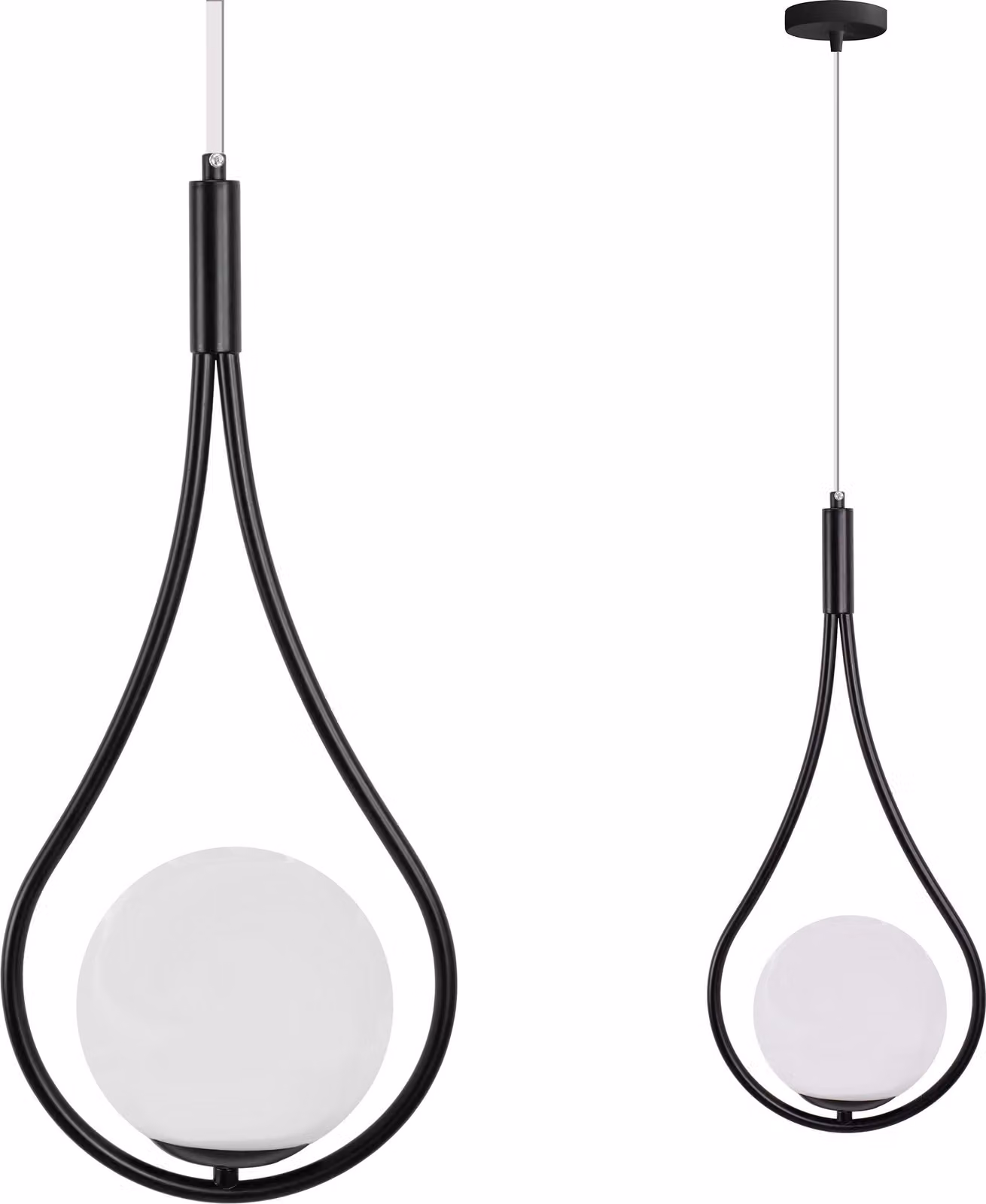 Lampada tooLight G111-1W Black White
