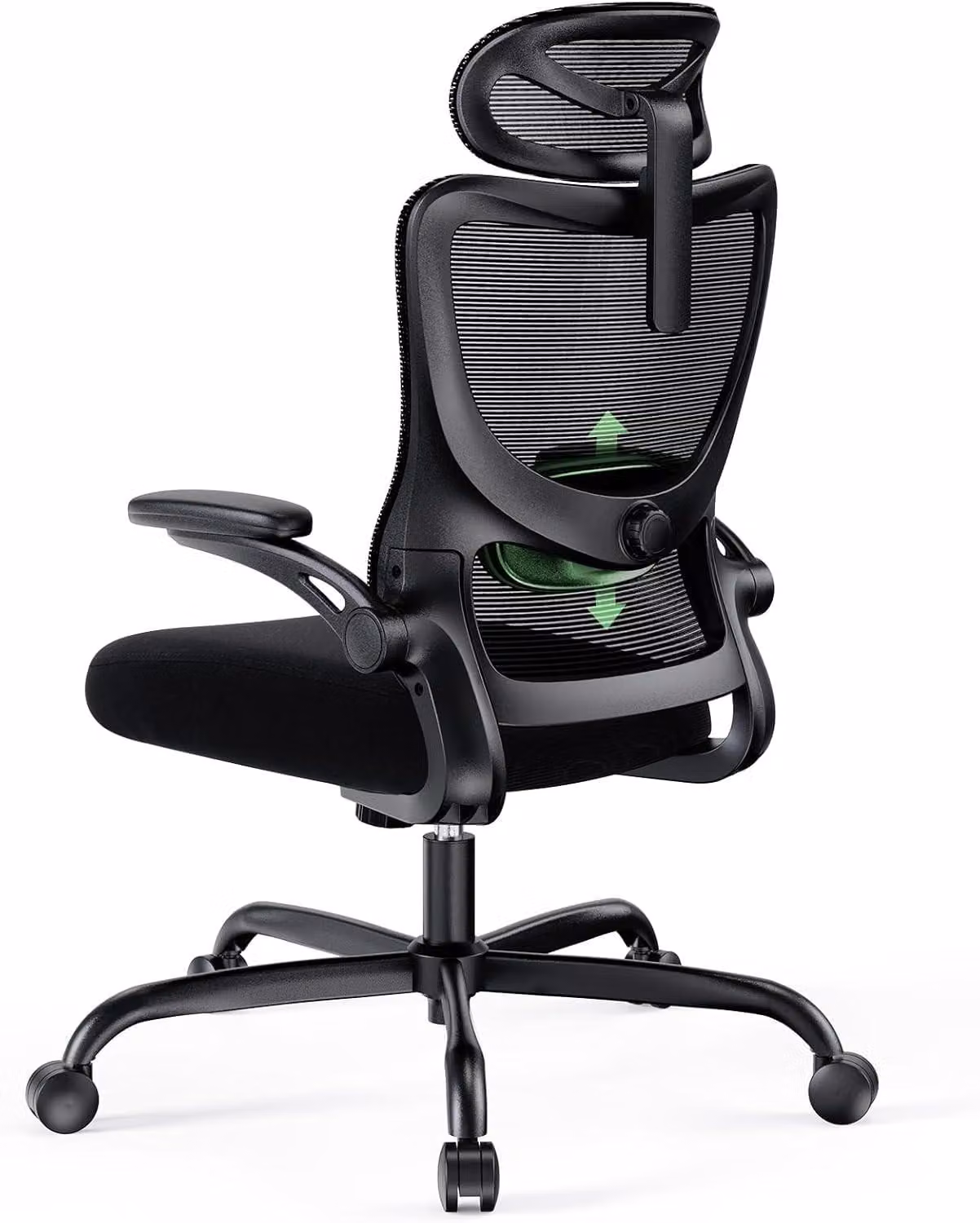 Sedia da ufficio ergonomica con supporto lombare regolabile