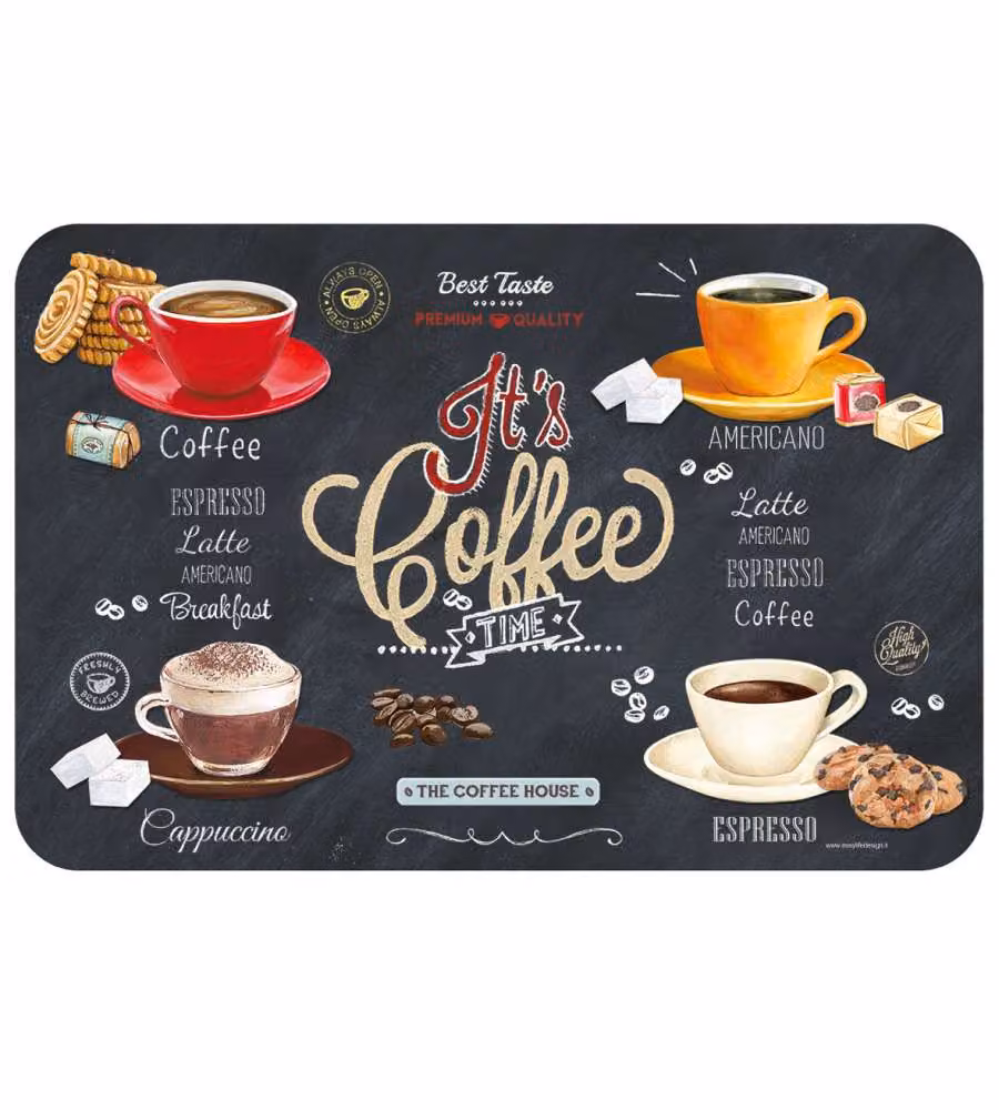 Tovaglietta americana in polipropilene coffee