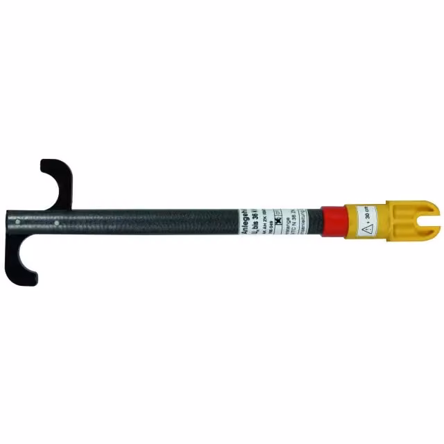 Supporto per testa di lavoro Dehn con accoppiamento a denti, per isolatore telescopico, modello 766049