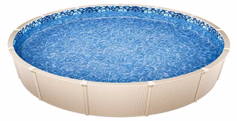Rivestimento per piscina, forma rotonda, diametro 244 cm - Rivestimento interno in vinile - Altezza 137 cm