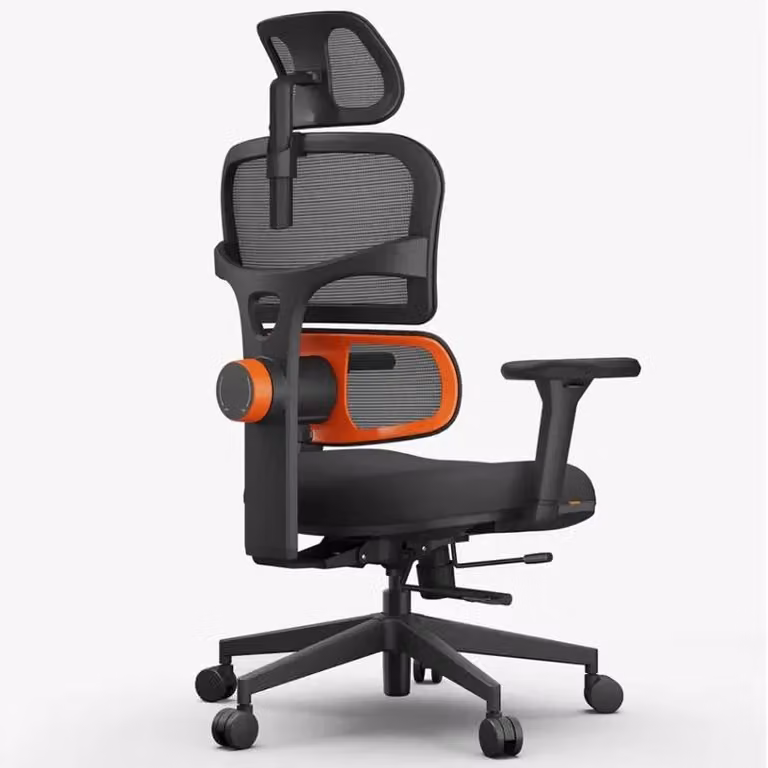 Sedia da ufficio ergonomica NT001 - Regolazione dell'altezza da 111 a 138 cm - Poggiatesta regolabile (13 cm / 30°) - Regolazione della profondità della seduta (5 cm) - Rivestimento della seduta impermeabile e antistatico - Capacità massima: 159 kg - Colo