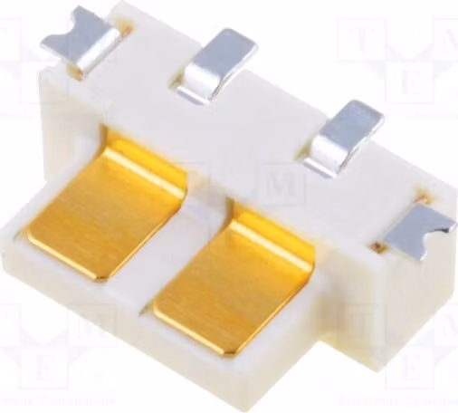1 connettore: tipo a lamella, lamella-lamella, 3 mm, 5A, 2 pin, modello 9159, maschio, codice 109159002101116, marca Stec