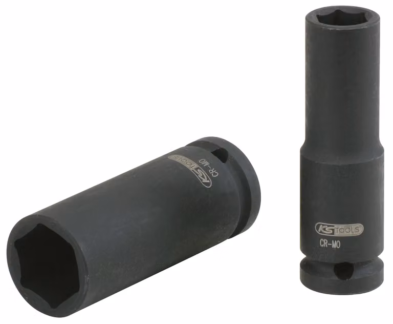 KS TOOLS Presa elettrica esagonale da 1/2", lunga, 33 mm