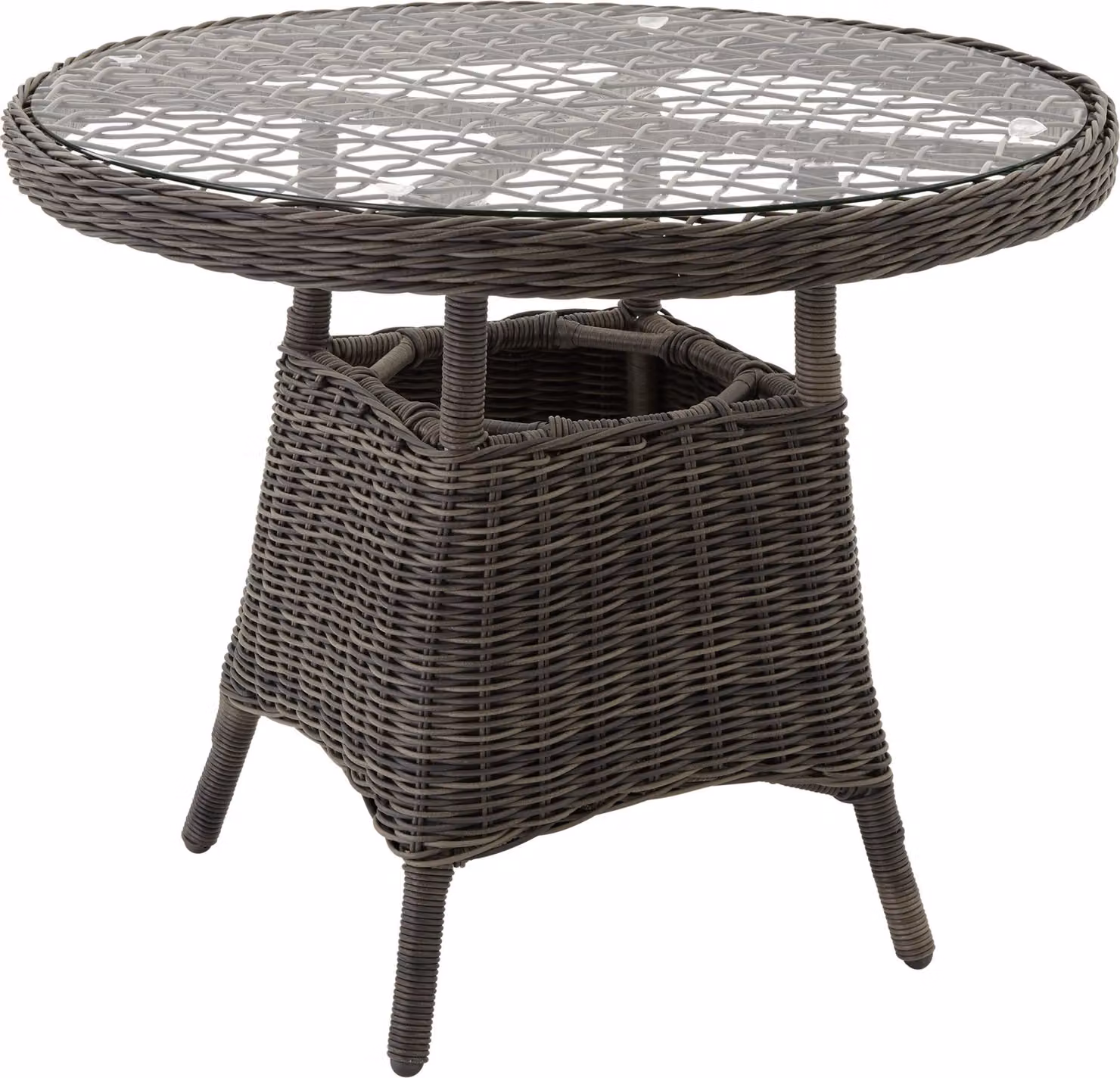 Tavolo da giardino in alluminio tectake®, resistente alle intemperie e ai raggi UV, 91 x 73,5 cm
