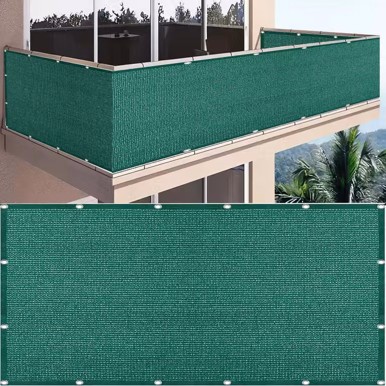 Rete oscurante per protezione della privacy, dimensioni 3x6 metri, realizzata in HDPE