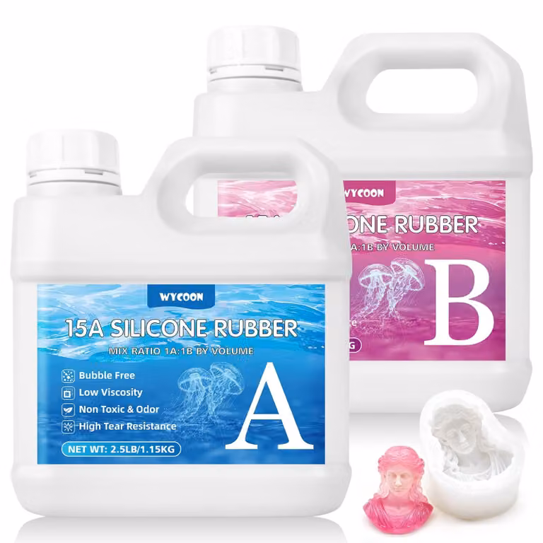 Solidchoice - Gomma siliconica liquida, 2,5 kg, per la realizzazione di stampi