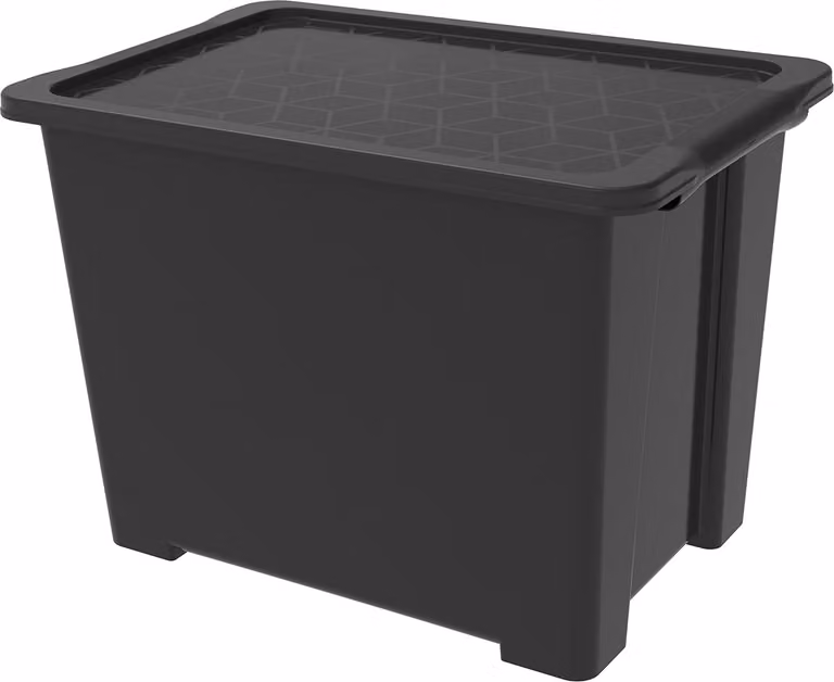 Cassetta con coperchio e ruote 65 l EVO EASY