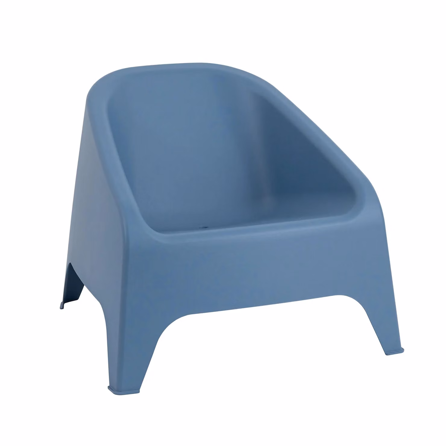 Poltrona Matera Toomax Blu in Plastica Opaca H 67 cm x L 75,5 cm x P 78,5 cm – 1