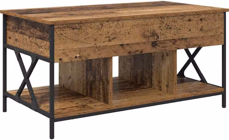Tavolino da salotto Legno vecchio 100 x 55 x 48.5 cm